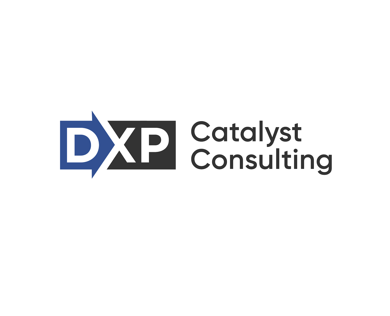 DXP Catalyst Logo - White